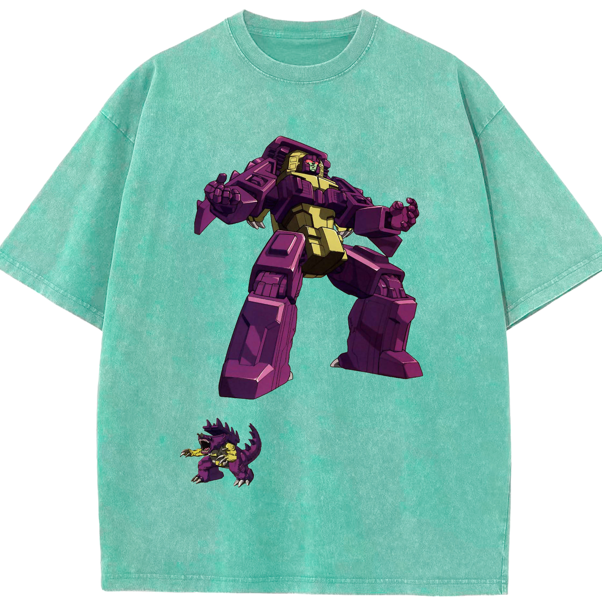 （画像用）  綿100% ヴィンテージ風 半袖Tシャツ（フロントプリント）